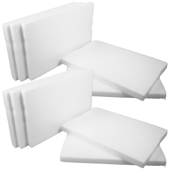 HEANUJJ 10Pcs White Foam Board Packing Liner for Home Use Multi Use Easy to Mold and Store