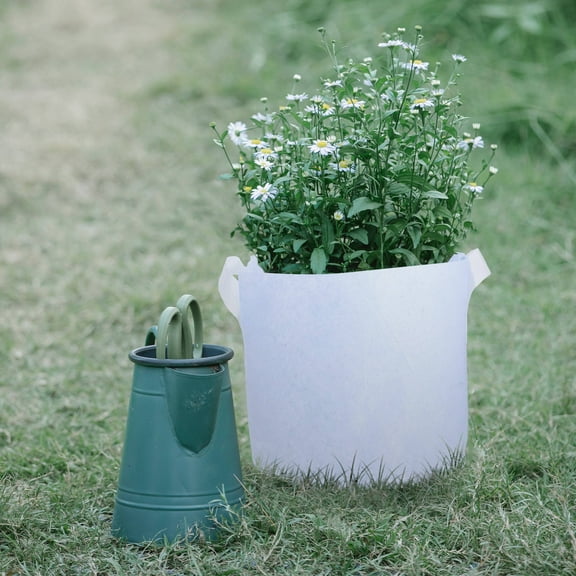 HEANUJJ 10Pcs Non Woven Fabric Planting Bags with Handles for Healthy Root Growth