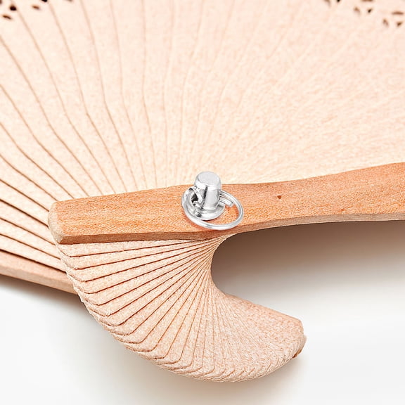 HEANUJJ 10 Sets Folding Fan Repair Kit with Solid Shaft Rivets and Nuts for Easy Installation and Fan Fixing