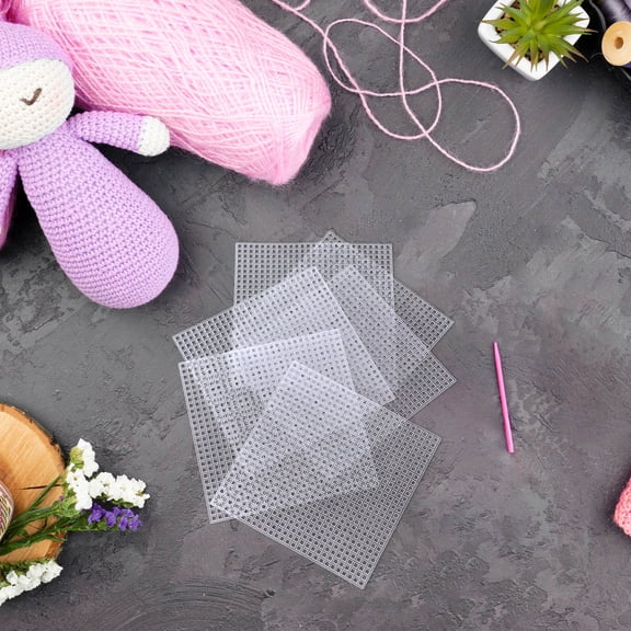 HEANUJJ 12Pcs White Plastic Mesh Sheets for Sewing Durable Canvas Quilting and Crafting Projects