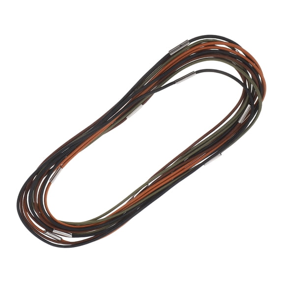 HEANUJJ 12Pcs Notebook Elastic Band Assorted Color Nylon Bands for Travel Journals Planner and Office Use