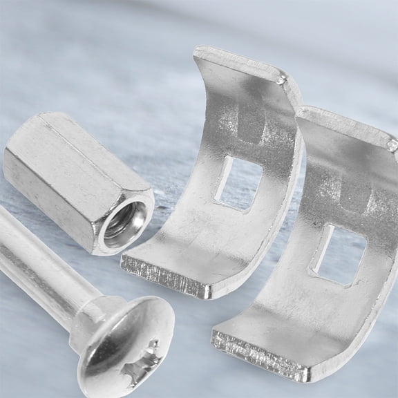 HEANUJJ 12Pcs Kitchen Countertop Connectors Silver Hardware for Sturdy Home Installation