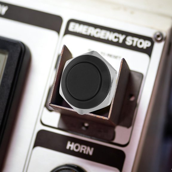 HEANUJJ 12V Momentary Metal Push Button with Mechanical Life for Car and Electronic Circuit Controls