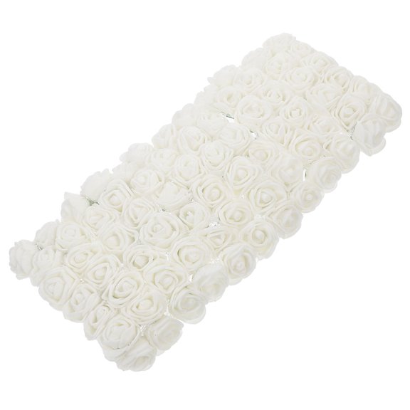 HEANUJJ 144 Pcs Artificial Rose Flowers, Faux Roses for Wedding Decorations, Home Decor, Crafts, and Floral Arrangements