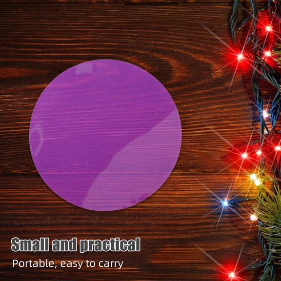 HEANUJJ 15Pcs Violet Colored Window Film Lighting Gel Filters for Ambient Room Decor
