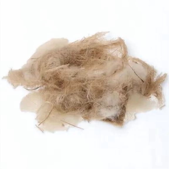 HEANUJJ Natural Bird Nest Material, Khaki, Jute Silk Hemp Raffia Wool Cotton, Warm Soft Comfortable, 1Pack