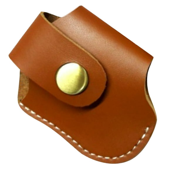 HEANUJJ Light Brown Lighter Case Protective Cover Rectangular Wear-Resistant for Men 1 Piece