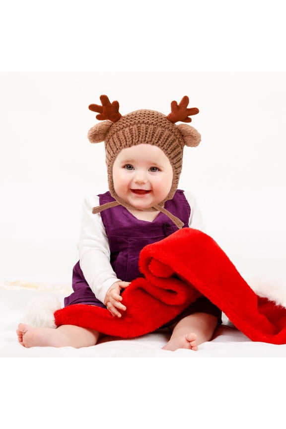 hat for girls Antler Hat Khaki 1Pack