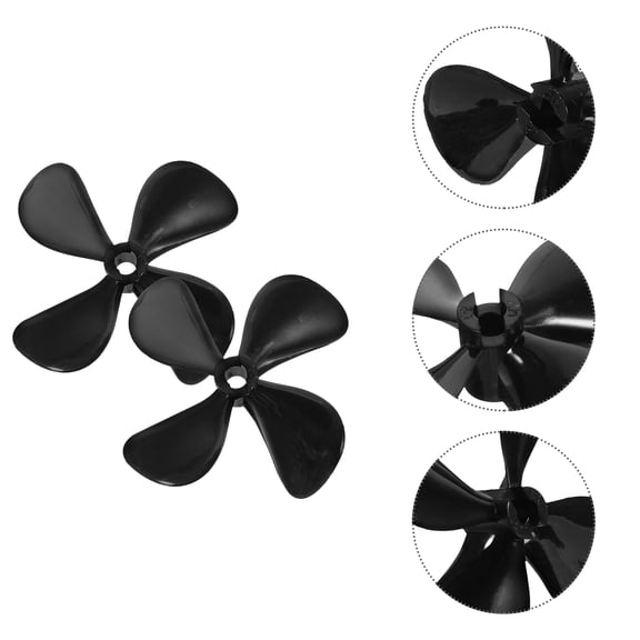 HEANUJJ 1Pair Rc Boat Propeller Plastic Pc Material Durable Replacement Part for Wireless Remote Control Boats