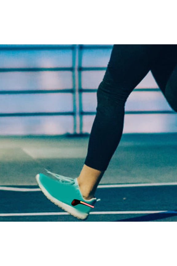 1Pair Lightweight Red Shoe Clip Light for Jogging and Biking Safety Visibility