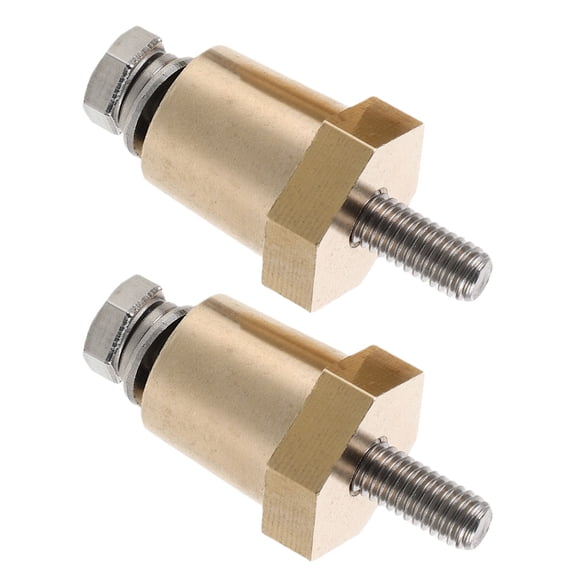 HEANUJJ 1Pair Side Post Battery Bolt Adapter Brass Corrosion Resistant Car Terminal Connector