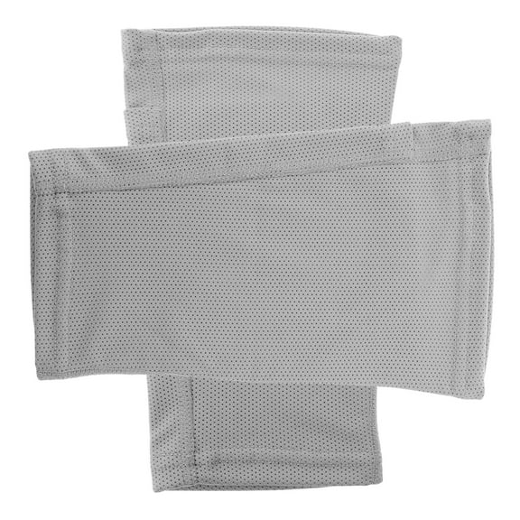 HEANUJJ 1Pair Soccer Shin Pads Grey Nylon Football Leg Guards with Calf Support Sleeves