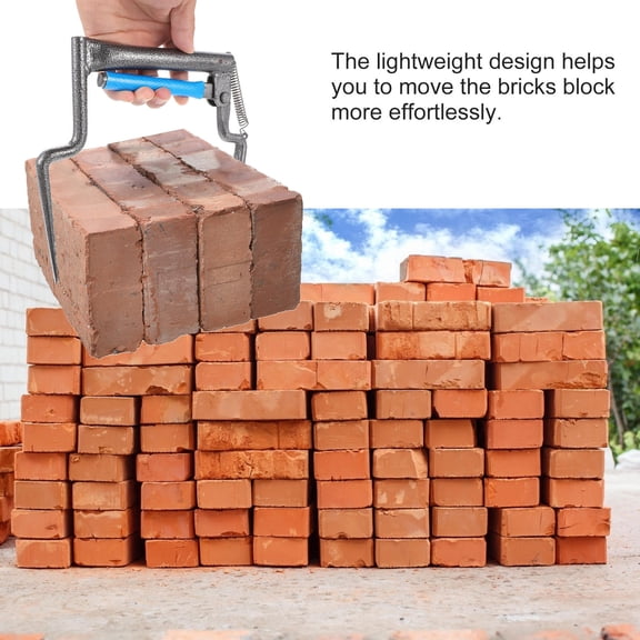 HEANUJJ 1Pc Brick Block Moving Clamp Made of Durable Material Comfortable Grip Assorted Color