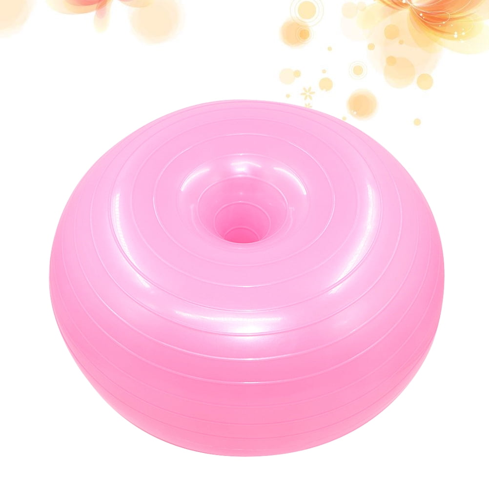 HEANUJJ Pink Explosion-Proof Yoga Ball High Grip Non-Slip Surface for Fitness 1Pc