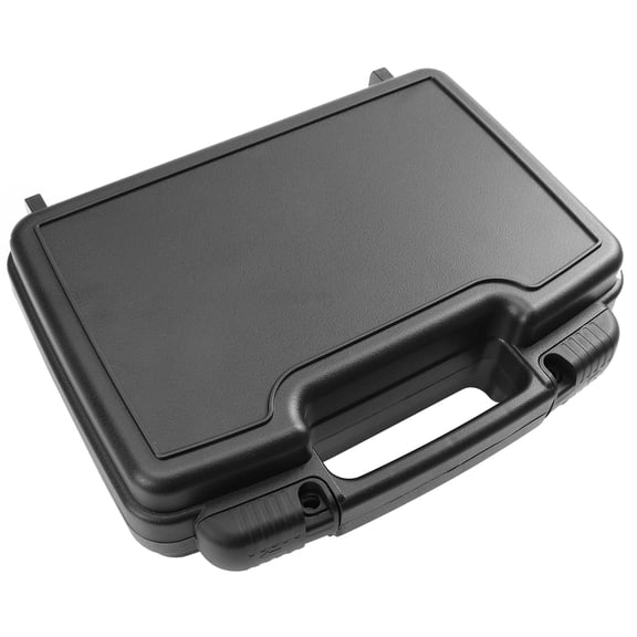 HEANUJJ 1Pc Plastic Tool Storage Box Black Portable Organizer with Durable PP Construction