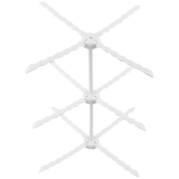 HEANUJJ Three Layer White Fondant Flower Drying Rack for Organized Air Drying