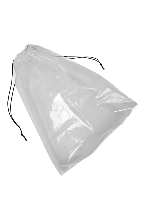 Holds Various Items Transparent Drawstring Storage Bag for Travel and Concerts 1Pack