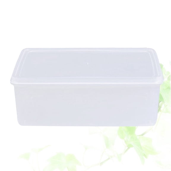 HEANUJJ Sealable Rectangular Clear Plastic Food Storage Box for Home Use