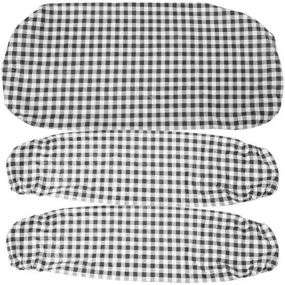 HEANUJJ Assorted Color PVC Flannel Table and Bench Covers for Camping Picnics