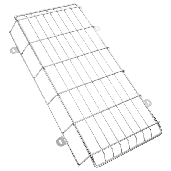 HEANUJJ 1Set Plated Silver Metal Wire Guard Exit Sign Cover with Durable Protection for School Safety