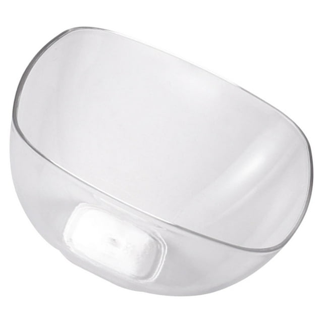 HEANUJJ 1Set Reusable Clear Mixing Bowls for Serving Dessert and Ice Cream 11.8X11.8X3.1in