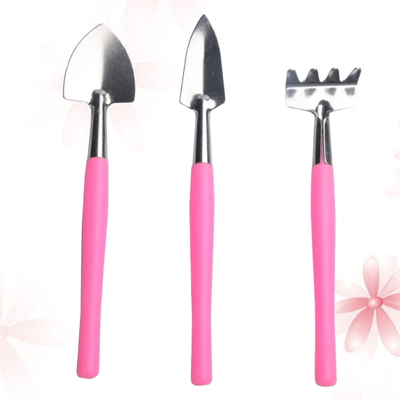 HEANUJJ Small Tool Set 2-Piece Shovel and Rake Portable Iron Material for Easy Gardening