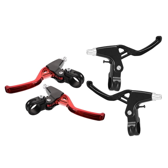 HEANUJJ 2Pairs Foldable Bike Brake Handle Lever Aluminum Alloy Lightweight Design Compatible with Various Bikes