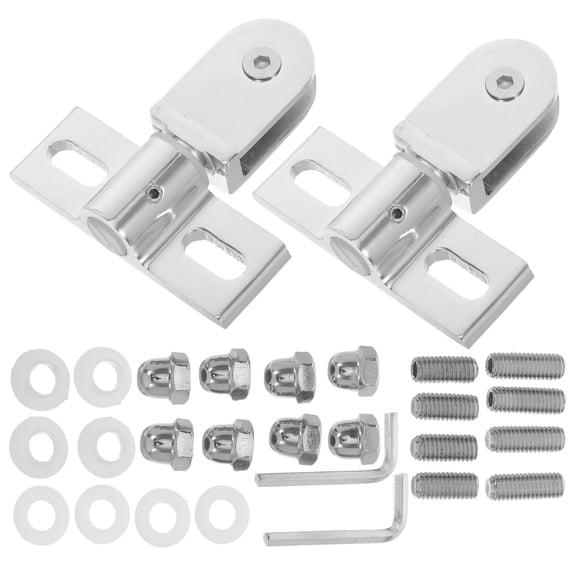 HEANUJJ 2-Pack Alloy Door Hinges, and Rust-Resistant, Perfect for Bathroom Renovation and Various Door Types