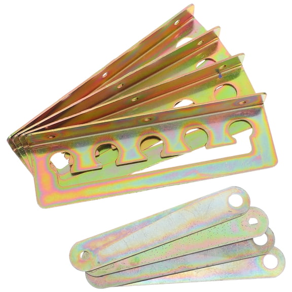 HEANUJJ 2 Sets Tilt Hinge Light Brown Iron Furniture Upgrade For Spaces