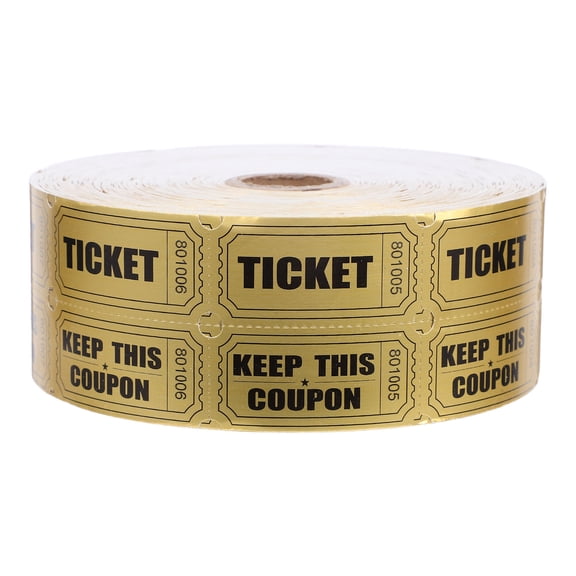 HEANUJJ 2000Pcs Paper Drawing Raffle Tickets Roll for Event Entries Carnival Party Use