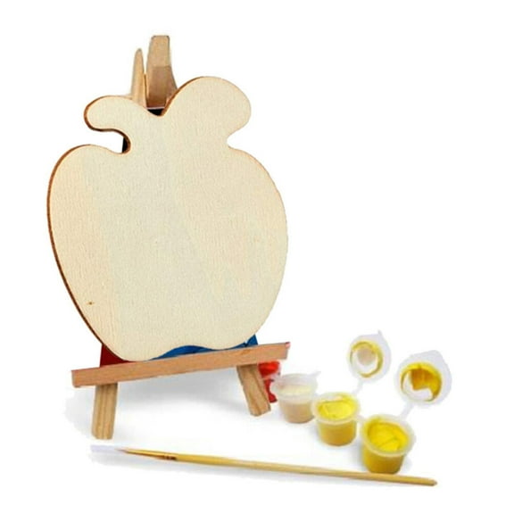 HEANUJJ 20 Pieces Light Yellow Smooth Wood Craft Pieces for Christmas Decorations and Art Projects