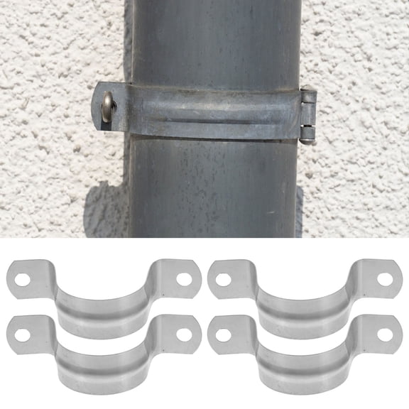 HEANUJJ 20Pcs Stainless Steel U Brackets for Metal Pipe Mounting and Cable Support