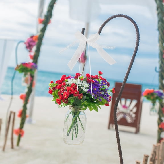 HEANUJJ 20Pcs Elegant White Chiffon Bows for Crafting Wedding and Event Decorations