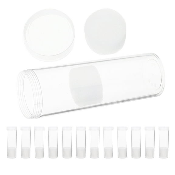 HEANUJJ Transparent Holders 20 Pcs Compact Storage Cases for Collectors Material Storage