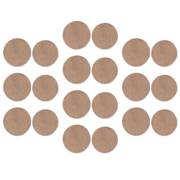 HEANUJJ 20pcs Brown Pool Cue Tips Replacement Set to Prevent Splitting and Durability