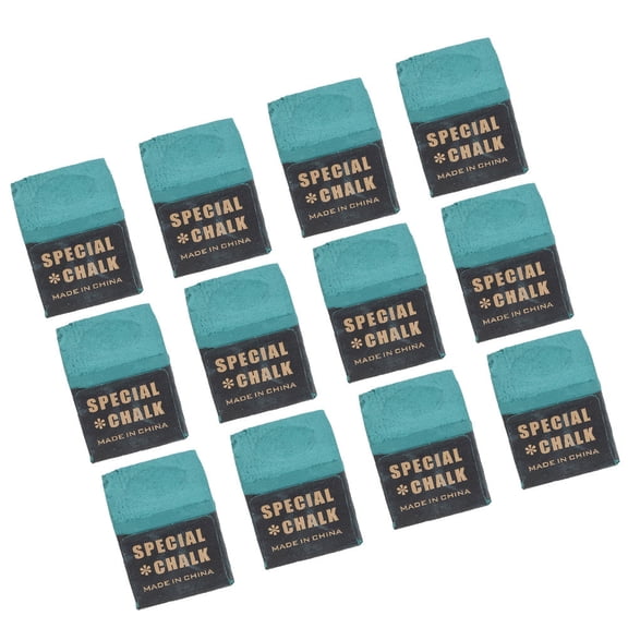 HEANUJJ 24Pcs Pool Table Chalk Green for Reliable Billiard Cue Performance and Game Use