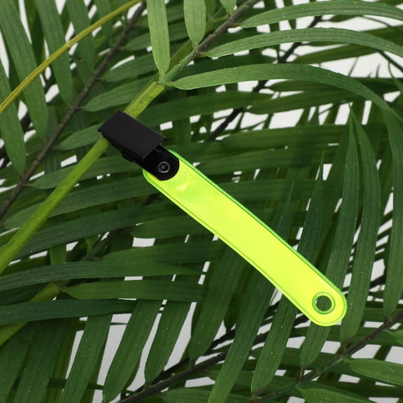 HEANUJJ 24pcs Road Reflectors Trail Marker Fluorescent Yellow for Outdoor Gear