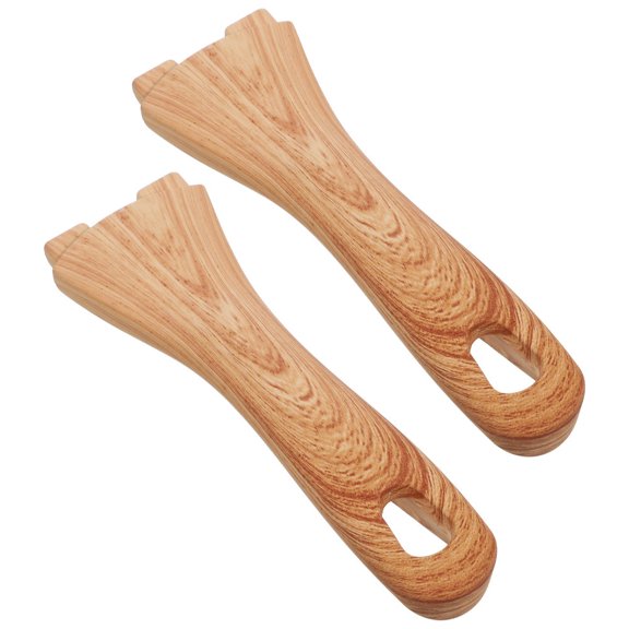 HEANUJJ 2-Pack Ergonomic Bakelite Pot Handles Anti-Scalding Kitchen Tool Accessories for Safe and Comfortable Cooking