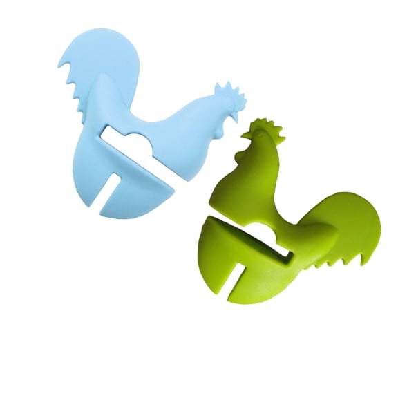 HEANUJJ Pot Clips, 2 Pieces Assorted Colors, Creative Side Clip for Kitchen Cooking and Baking