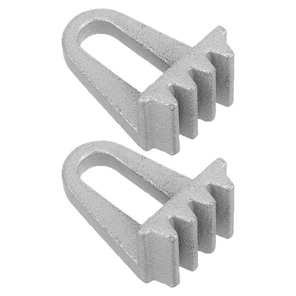 HEANUJJ 2Pcs Universal Metal Flywheel Lock Tools for Car Engine Maintenance Silver