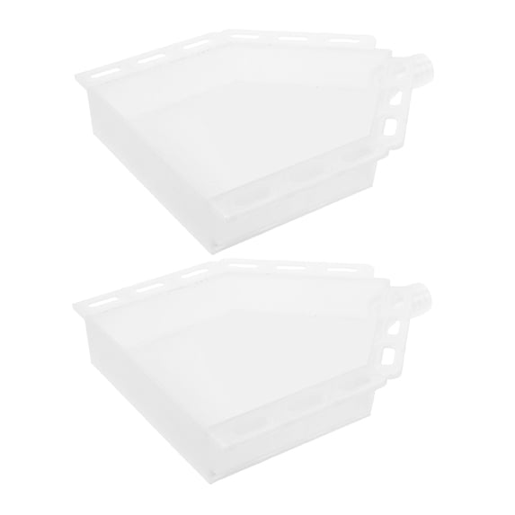 Photo inspiration: Picture Idea: Heanujj 2Pcs White Plastic Condensate Drainage Tray For Outdoor Air