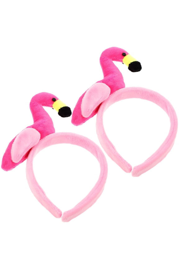 Flamingos Headband Photography Prop Rosy 2Pcs