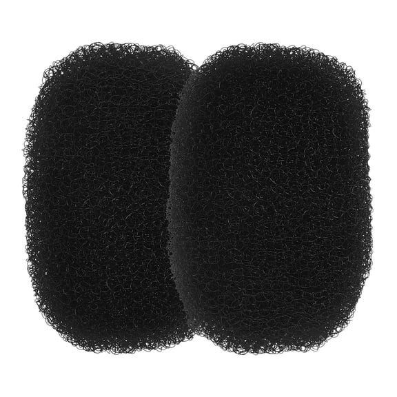 HEANUJJ 2Pcs Black Hair Padding Tool Hair Volume Clips Comfortable for Curly and Ponytail