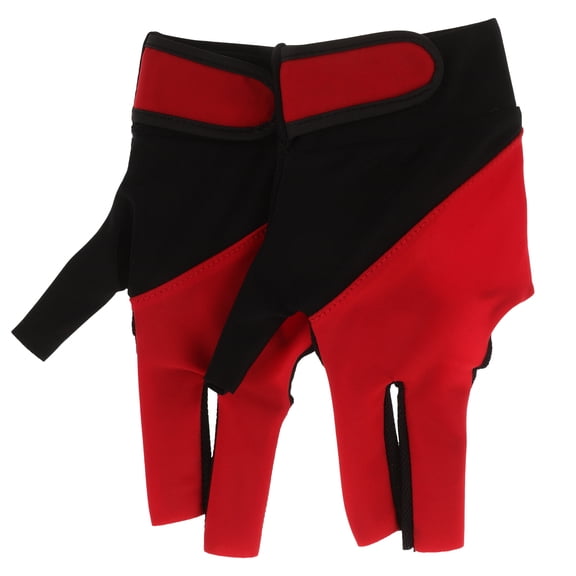 HEANUJJ 2-Pack Left Hand Billiard Gloves Multi-Purpose Assorted Colors for Pool, Snooker, and Table Games