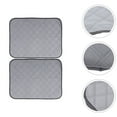 thumbnail image 1 of HEANUJJ 2-Pack Reusable Grey Pet Cage Liners, Polyester Rectangular Mats for Ferrets and Small Animals, Design, 1 of 6