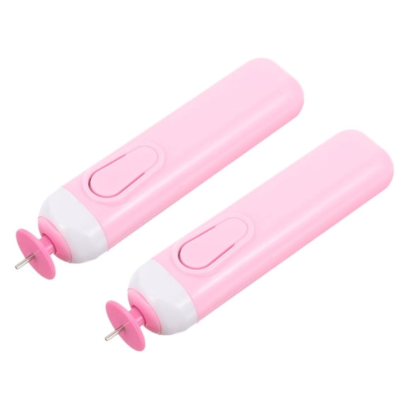 HEANUJJ 2Pcs Plastic Electric Quilling Pen Tool for Smooth Paper Curling and Intricate Craft Projects