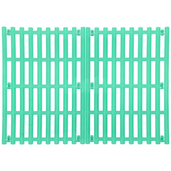 HEANUJJ 2Pcs Rabbit Cage Mats Green Plastic Foot Pads Nonslip Durable Floor Mat for Small Animals