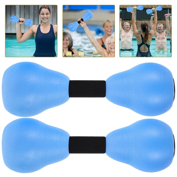 HEANUJJ 2Pcs Resistance Water Dumbbells for Pool Exercises Including Rowing and Water Walking