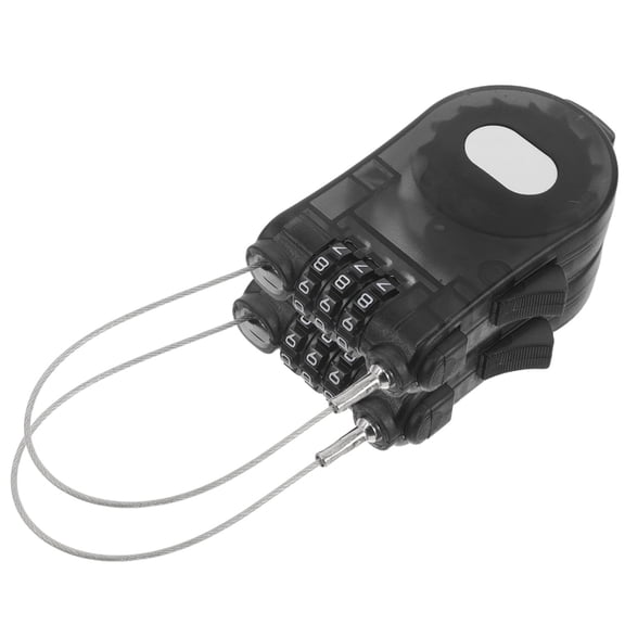 HEANUJJ 2-Pack Lightweight Retractable Ski Lock Cable for Snowboard, Mountain Bike, Scooter Security and Outdoor Use