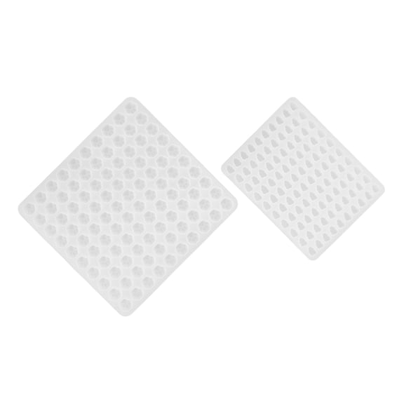 HEANUJJ Silicone Wax Seal Stamp Molds White, 2-Pack for Crafting, Invitations, Projects, and Decorative Uses